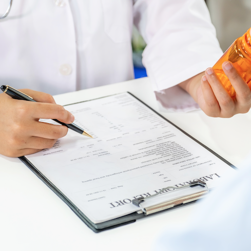 Orden personalizada derivación Kinesiología por Traumatólogo